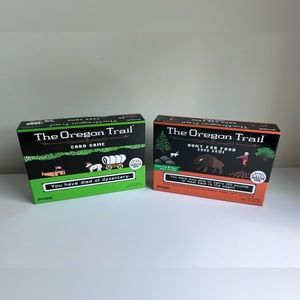 The Oregon Trail Card Game & Hunt for Food Lot Brand New Never Played